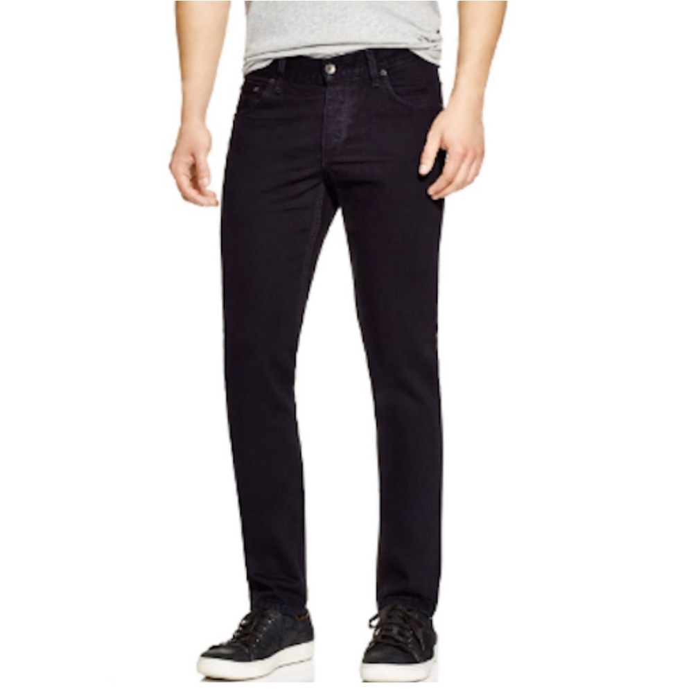 Rag & Bone Fit 2 in Black Resin Slim Leg - Altered